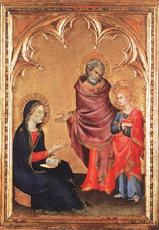 Simone Martini Christ Returning to his Parents oil painting picture